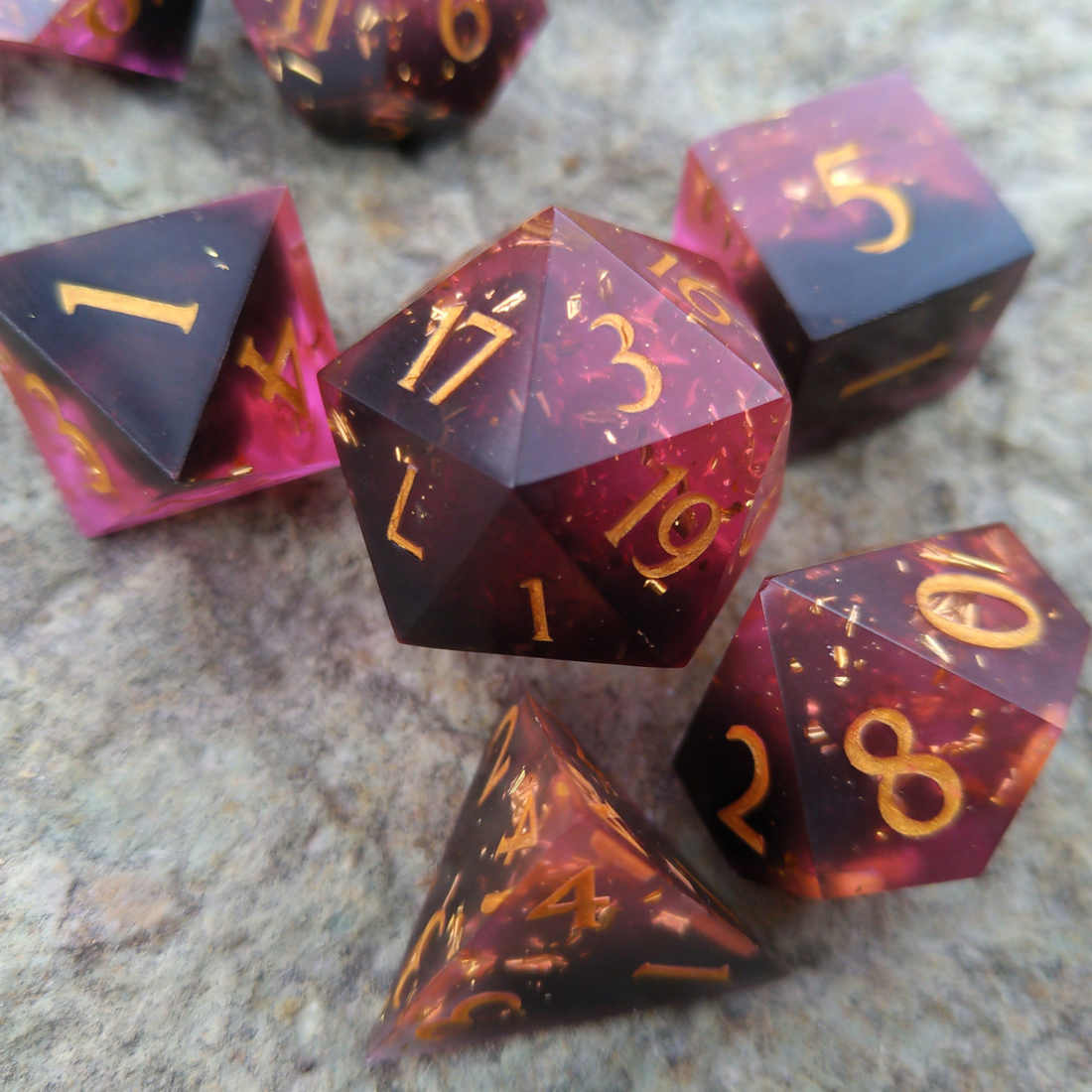 Finery Handmade 7-Dice Set