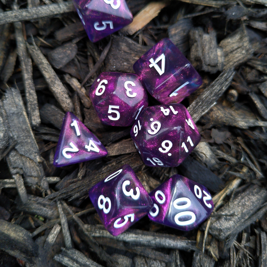 Procrastination 7-Dice Set