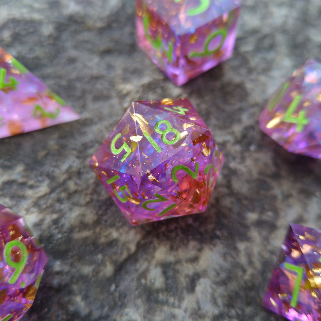 Enchanting Sharpedge Dice Set