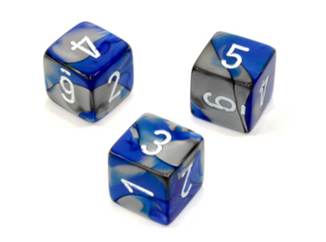 Single Gemini Blue-Steel d6