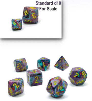 Mini Festive Mosaic 7-Dice Set