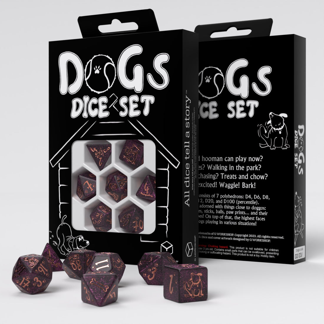 Dogs DnD Dice Set: Luna