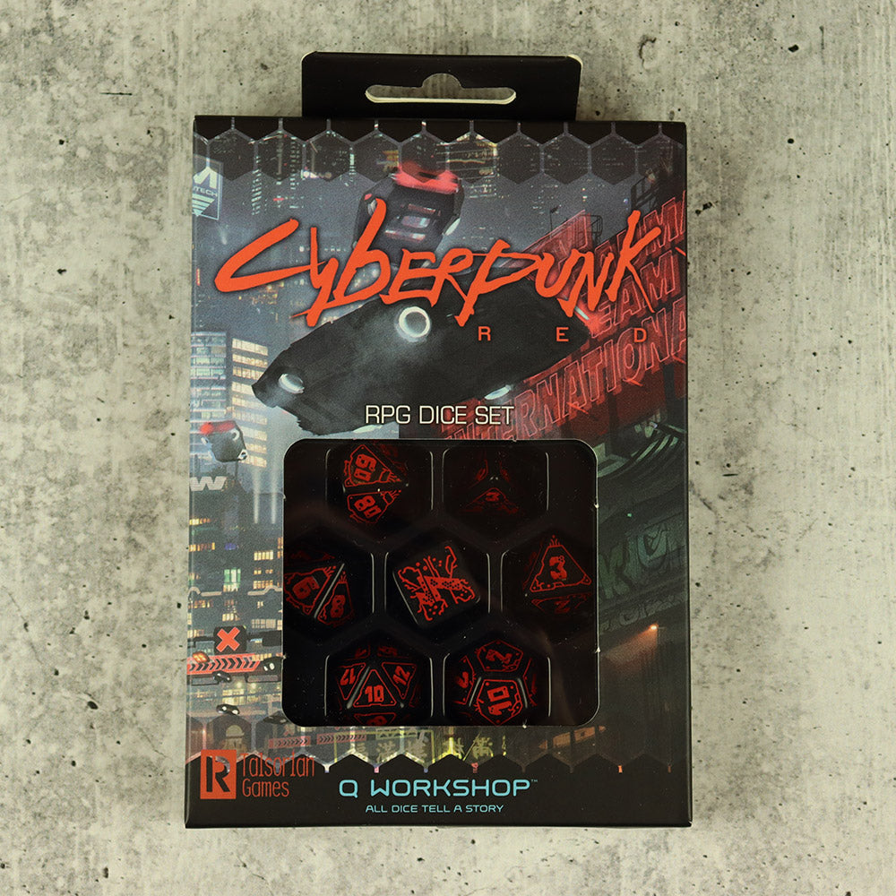 Cyberpunk RED 7-Dice Set