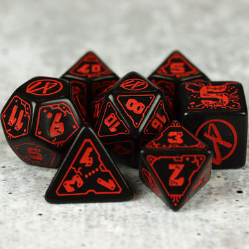 Cyberpunk RED 7-Dice Set