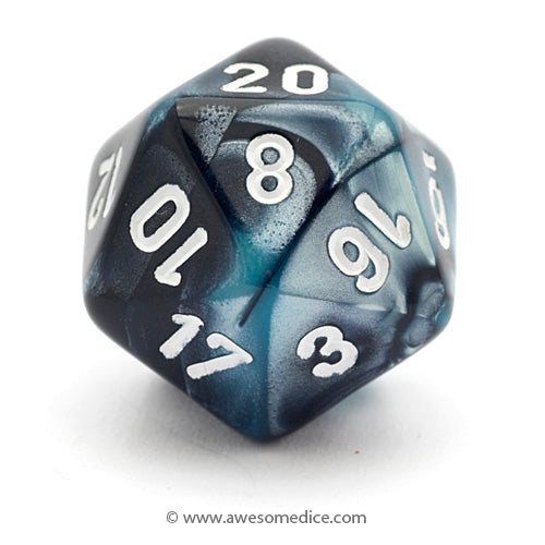 Single Gemini Black-Shell d20