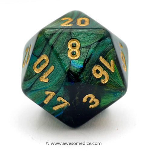 Single Scarab Jade d20