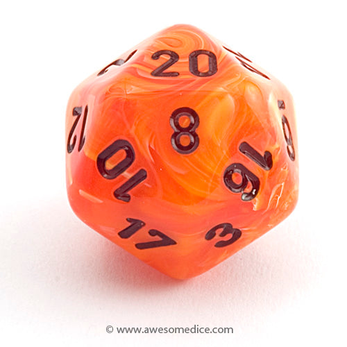 Single Vortex Orange d20